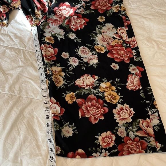 Wild fable flowy flowered crop pants cute w/tank blouse sweater sandals booties - Picture 4 of 16